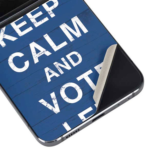Keep Calm And Vote Left Galaxy Z Flip5 5G Skin