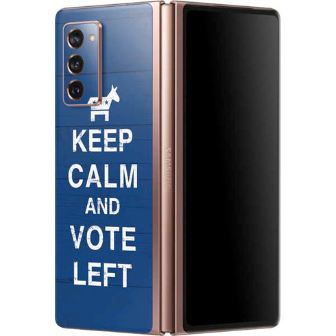 Keep Calm And Vote Left Galaxy Z Fold2 5G Skin