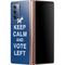 Keep Calm And Vote Left Galaxy Z Fold2 5G Skin