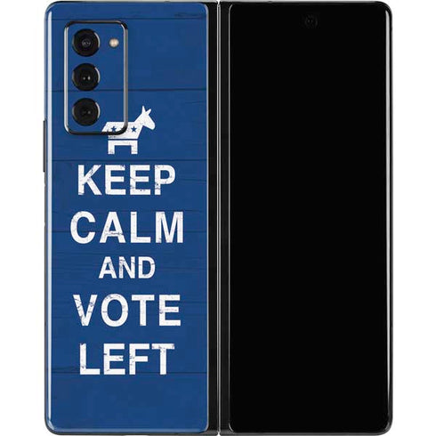 Keep Calm And Vote Left Galaxy Z Fold2 5G Skin
