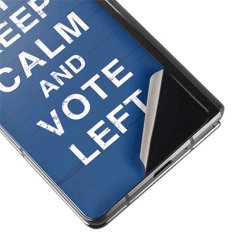 Keep Calm And Vote Left Galaxy Z Fold2 5G Skin