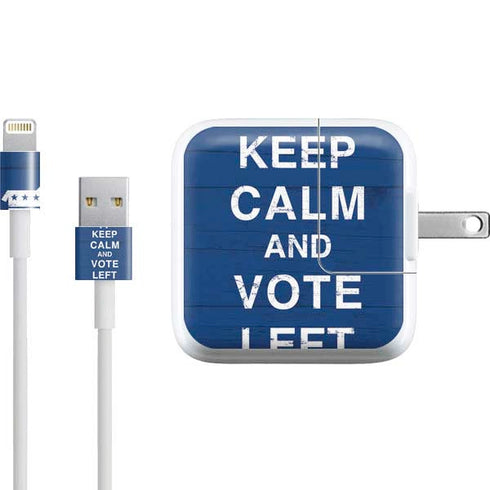 Keep Calm And Vote Left iPad Charger (10W USB) Skin