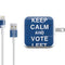 Keep Calm And Vote Left iPad Charger (10W USB) Skin