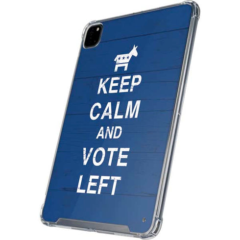 Keep Calm And Vote Left iPad Pro 12.9in (2020) Clear Case