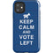 Keep Calm And Vote Left iPhone 11 Impact Case