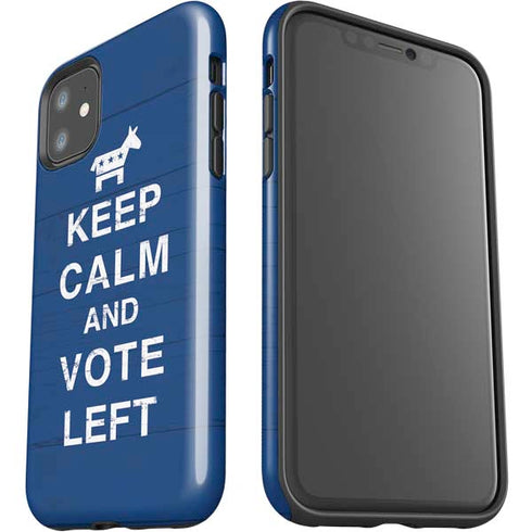 Keep Calm And Vote Left iPhone 11 Impact Case