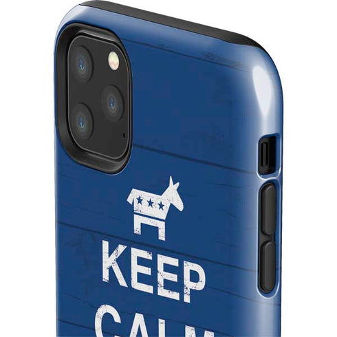 Keep Calm And Vote Left iPhone 11 Pro Max Impact Case