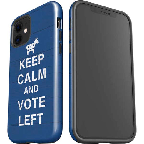 Keep Calm And Vote Left iPhone 12 Mini Impact Case