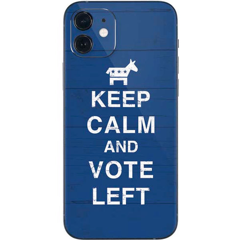 Keep Calm And Vote Left iPhone 12 Mini Skin