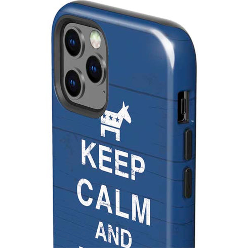 Keep Calm And Vote Left iPhone 12 Pro Impact Case