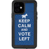 Keep Calm And Vote Left iPhone 12 Waterproof Case