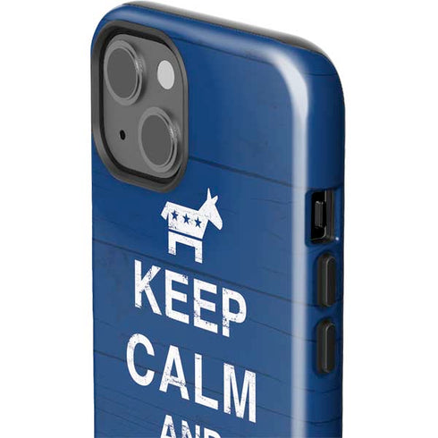Keep Calm And Vote Left iPhone 13 Impact Case