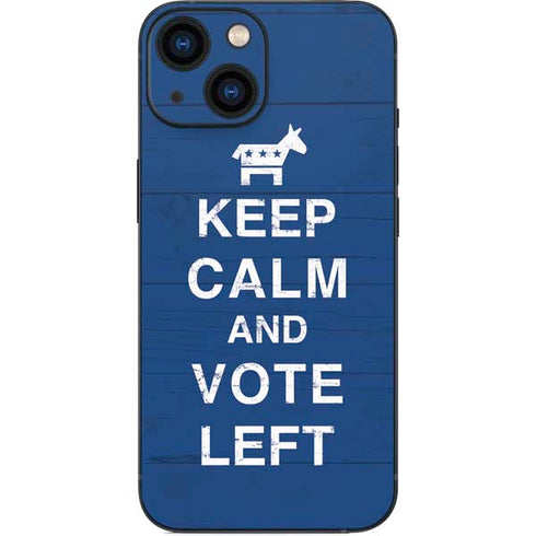 Keep Calm And Vote Left iPhone 13 Mini Skin