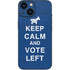 Keep Calm And Vote Left iPhone 13 Mini Skin