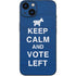 Keep Calm And Vote Left iPhone 14 Skin