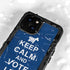 Keep Calm And Vote Left iPhone 15 Waterproof Case