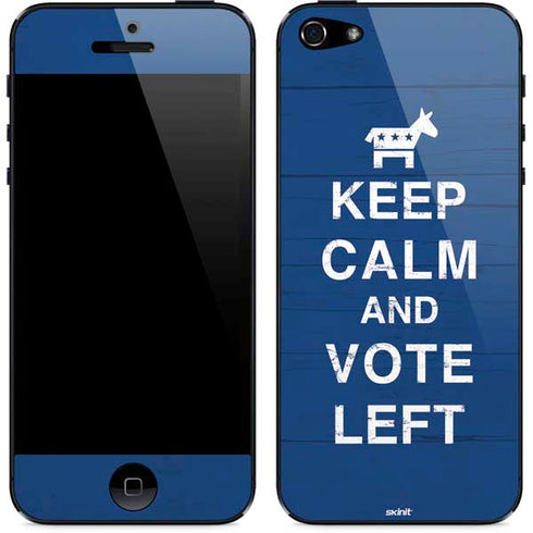Keep Calm And Vote Left iPhone 5/5s/5SE Skin