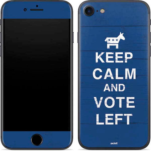 Keep Calm And Vote Left iPhone 7 Skin