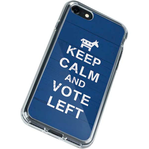 Keep Calm And Vote Left iPhone SE (2nd & 3rd Gen) Clear Case