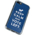 Keep Calm And Vote Left iPhone SE (2nd & 3rd Gen) Clear Case