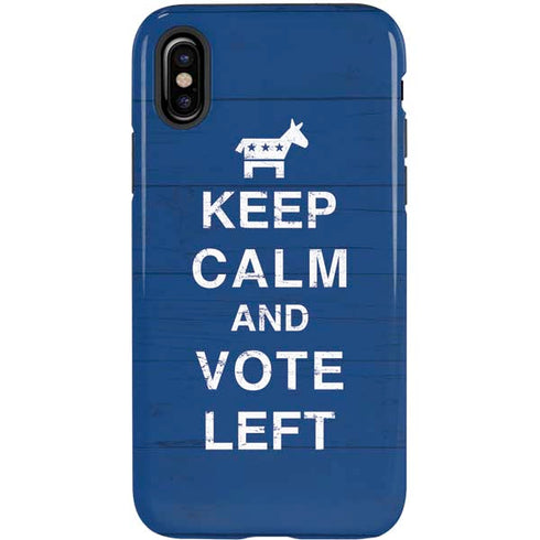 Keep Calm And Vote Left iPhone X Pro Case