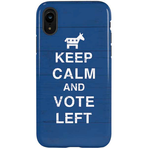 Keep Calm And Vote Left iPhone XR Pro Case