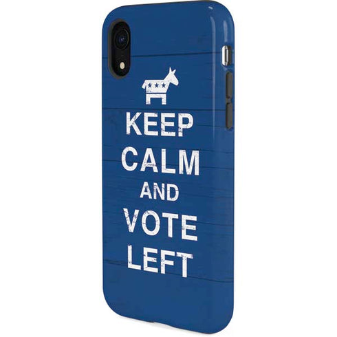 Keep Calm And Vote Left iPhone XR Pro Case