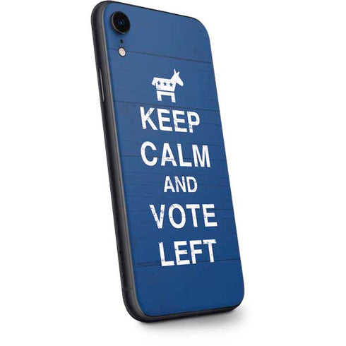 Keep Calm And Vote Left iPhone XR Skin