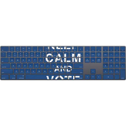 Keep Calm And Vote Left Magic Keyboard with Numeric Keypad Skin