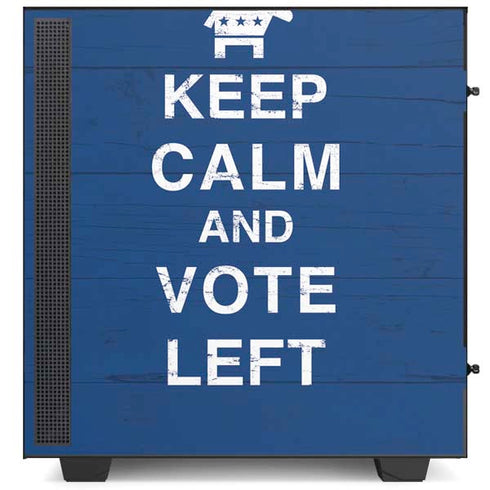 Keep Calm And Vote Left NZXT H510 Compact ATX Mid-Tower Case Skin