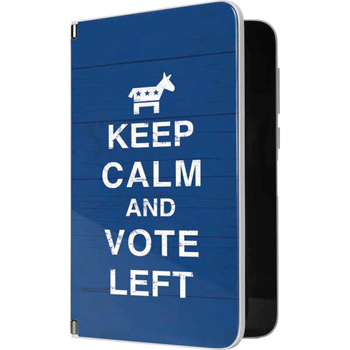 Keep Calm And Vote Left Surface Duo Skin