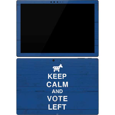 Keep Calm And Vote Left Surface Pro 7 Skin