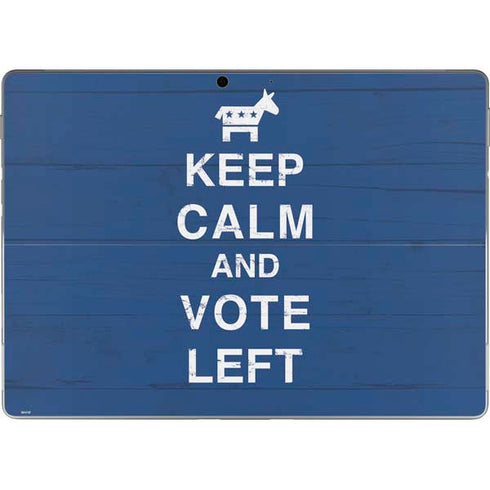 Keep Calm And Vote Left Surface Pro 8 Skin