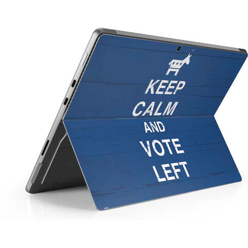 Keep Calm And Vote Left Surface Pro 8 Skin