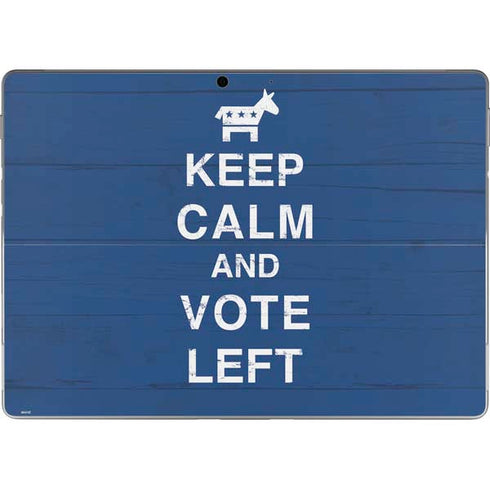 Keep Calm And Vote Left Surface Pro 9 Skin