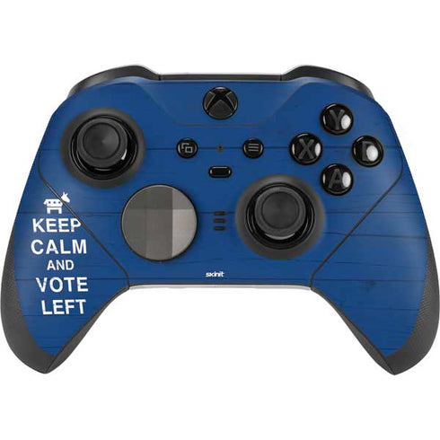 Keep Calm And Vote Left Xbox Elite Wireless Controller Series 2 Skin