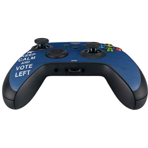 Keep Calm And Vote Left Xbox Series X Controller Skin