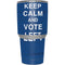Keep Calm And Vote Left Yeti 30oz Rambler Tumbler Skin