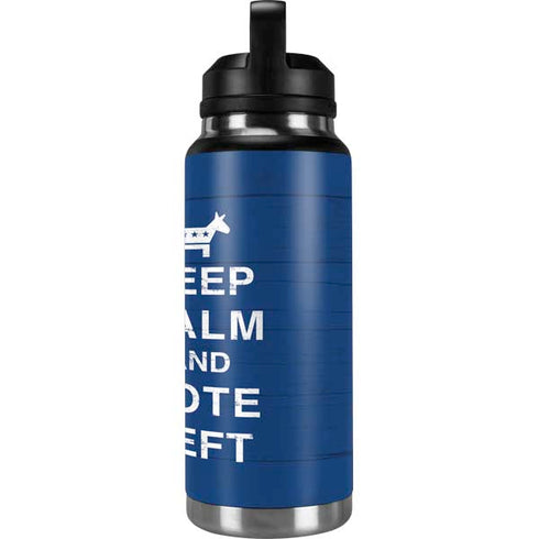 Keep Calm And Vote Left YETI Rambler 36oz Bottle Skin