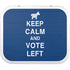 Keep Calm And Vote Left YETI Roadie 24 Hard Cooler Skin