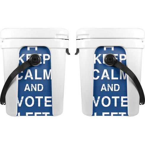 Keep Calm And Vote Left YETI Roadie 24 Hard Cooler Skin