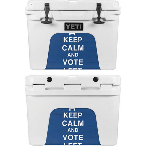 Keep Calm And Vote Left YETI Tundra 35 Hard Cooler Skin