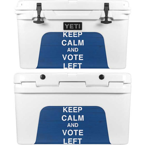 Keep Calm And Vote Left YETI Tundra 45 Hard Cooler Skin