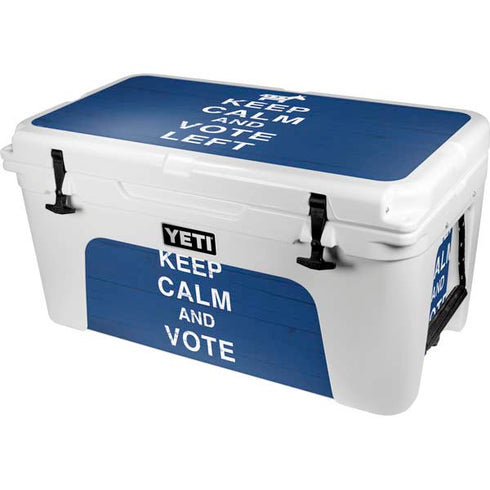 Keep Calm And Vote Left YETI Tundra 65 Hard Cooler Skin