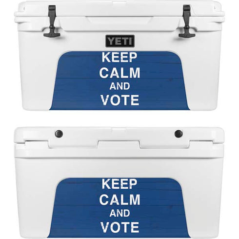 Keep Calm And Vote Left YETI Tundra 65 Hard Cooler Skin