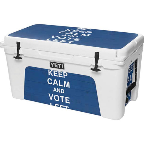 Keep Calm And Vote Left YETI Tundra 75 Hard Cooler Skin