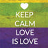 Keep Calm Love Is Love Nintendo 2DS XL (2017) Skin