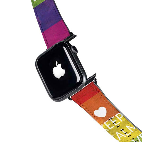 Keep Calm Love Is Love Apple Watch Band 38-40mm