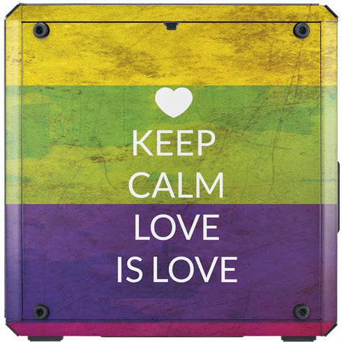 Keep Calm Love Is Love Cooler Master MasterBox Q300L Mini Tower Skin