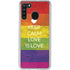 Keep Calm Love Is Love Galaxy A21 Clear Case